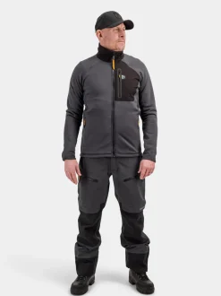 New Didriksons Mistral Men's Full-Zip Coal black