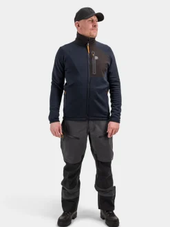 Hot Didriksons Mistral Men's Full-Zip Dark Night Blue