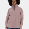 Hot Didriksons Monia Half zip Faded Wine