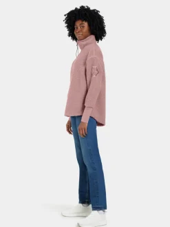 Hot Didriksons Monia Half zip Faded Wine