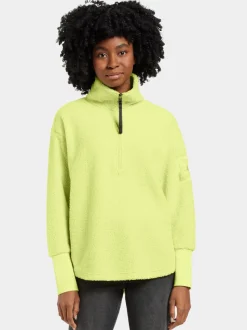 Sale Didriksons Monia Half zip Light Avocado