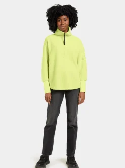 Sale Didriksons Monia Half zip Light Avocado