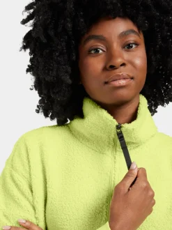 Sale Didriksons Monia Half zip Light Avocado