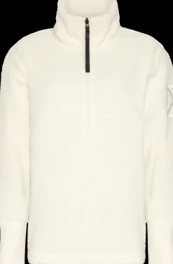 Outlet Didriksons Monia Half zip White Foam