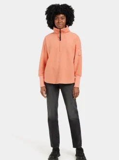 New Didriksons Monia Half zip Clay Pink