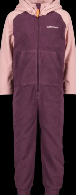 Best Didriksons Monte Kids' Coverall Plumb