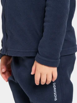 Online Didriksons Monte Kids' Full-Zip Navy