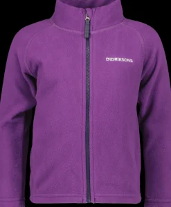 Best Didriksons Monte Kids' Full-Zip Royal Purple
