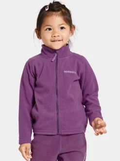 Clearance Didriksons Monte Kids' Full-Zip Grape