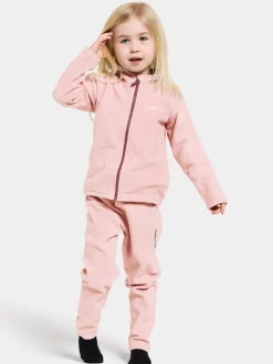 Best Didriksons Monte Kids' Full-Zip Dusty pink