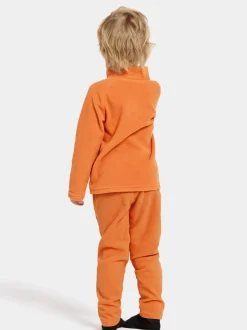 Sale Didriksons Monte Kids' Full-Zip Orange Jam