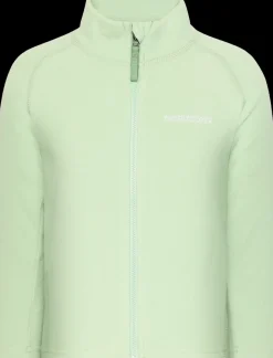 Online Didriksons Monte Kids' Full-Zip Light Algae Green