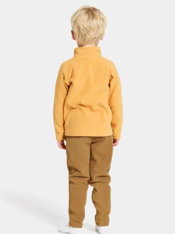 Didriksons Monte Kids' Full-Zip Dark Pollen