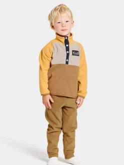 Hot Didriksons Monte Kids' Half Button Cumin