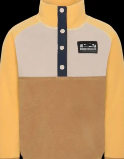 Hot Didriksons Monte Kids' Half Button Cumin