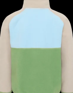 Online Didriksons Monte Kids' Half Button Algae Green