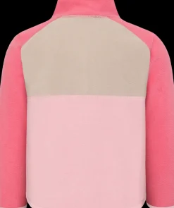 Hot Didriksons Monte Kids' Half Button Soft Pink