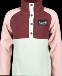 Discount Didriksons Monte Kids' Half Button Pale Mint