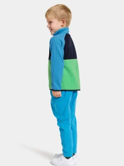Best Didriksons Monte Kids' Half Button Frog Green