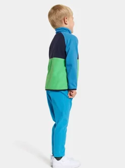 Best Didriksons Monte Kids' Half Button Frog Green
