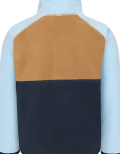 Sale Didriksons Monte Kids' Half Button Navy