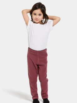 Hot Didriksons Monte Kids' Pants Rusty Wine