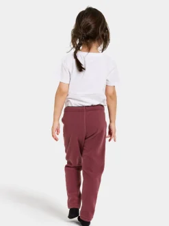 Hot Didriksons Monte Kids' Pants Rusty Wine