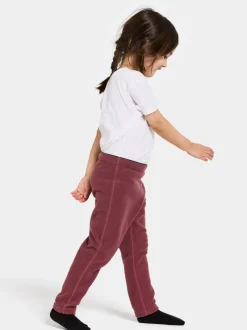 Hot Didriksons Monte Kids' Pants Rusty Wine
