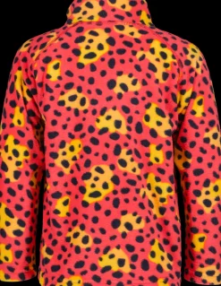 Online Didriksons Monte Printed Kids' Full-Zip Wild dot Pink