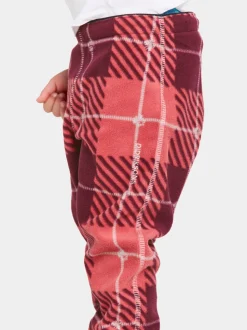Sale Didriksons Monte Printed Kids' Pants Termos Termos Rusty Wine