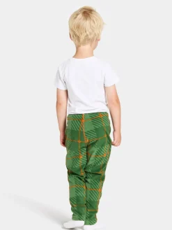 Sale Didriksons Monte Printed Kids' Pants Termos Termos Pine Green