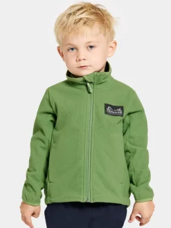 Clearance Didriksons Muskot Kids' Jacket Algae Green