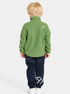 Clearance Didriksons Muskot Kids' Jacket Algae Green
