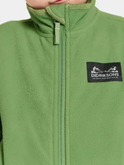 Clearance Didriksons Muskot Kids' Jacket Algae Green