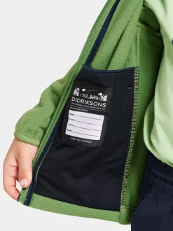 Clearance Didriksons Muskot Kids' Jacket Algae Green