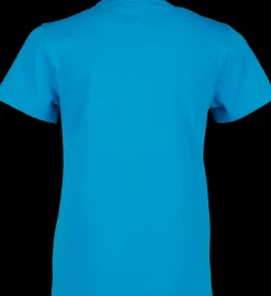 Best Didriksons Mynta Kids' Logo T-shirt Explore Blue Lagoon