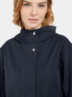 Clearance Didriksons Naomi Parka Dark Night Blue