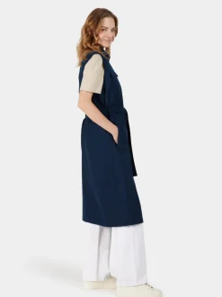 Outlet Didriksons Nellie Vest Dark Night Blue