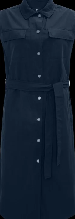 Outlet Didriksons Nellie Vest Dark Night Blue