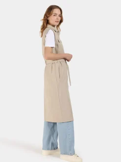 Discount Didriksons Nellie Vest Clay Beige