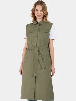 Best Didriksons Nellie Vest Dusty Olive