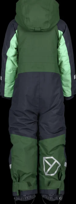 Online Didriksons Neptun Kids' Coverall Pine Green