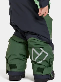 Online Didriksons Neptun Kids' Coverall Pine Green