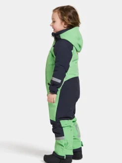 Clearance Didriksons Neptun Kids' Coverall Dusty Lime