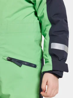 Clearance Didriksons Neptun Kids' Coverall Dusty Lime