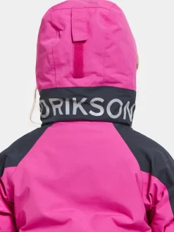 Discount Didriksons Neptun Kids' Coverall Plastic Pink