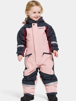 New Didriksons Neptun Kids' Coverall Dusty pink