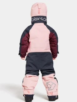 New Didriksons Neptun Kids' Coverall Dusty pink