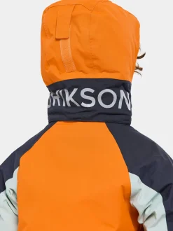 Sale Didriksons Neptun Kids' Coverall Orange Jam