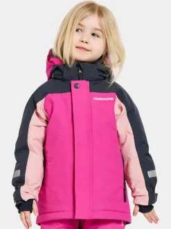 Discount Didriksons Neptun Kids' Jacket Plastic Pink